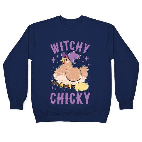 Witchy Chicky Crewneck Sweatshirt