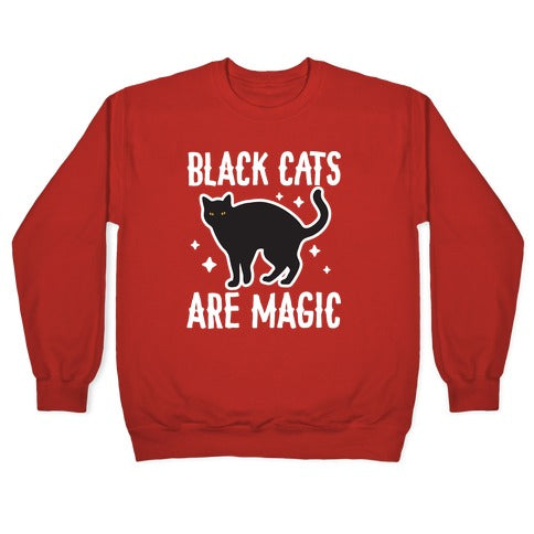 Black Cats Are Magic Crewneck Sweatshirt