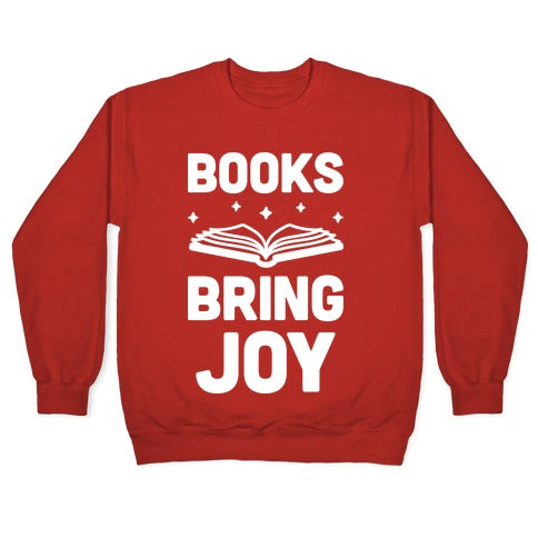 Books Bring Joy Crewneck Sweatshirt