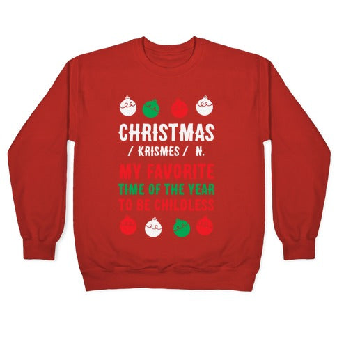 Christmas Definition Crewneck Sweatshirt