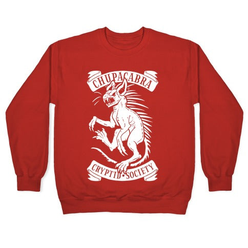 Chupacabra Cryptid Society Crewneck Sweatshirt
