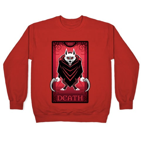 Death Wolf Tarot Crewneck Sweatshirt