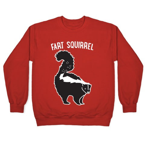 Fart Squirrel Skunk Crewneck Sweatshirt