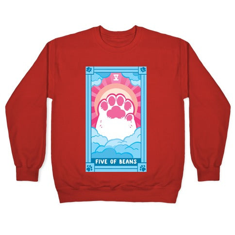 Five of Beans Crewneck Sweatshirt