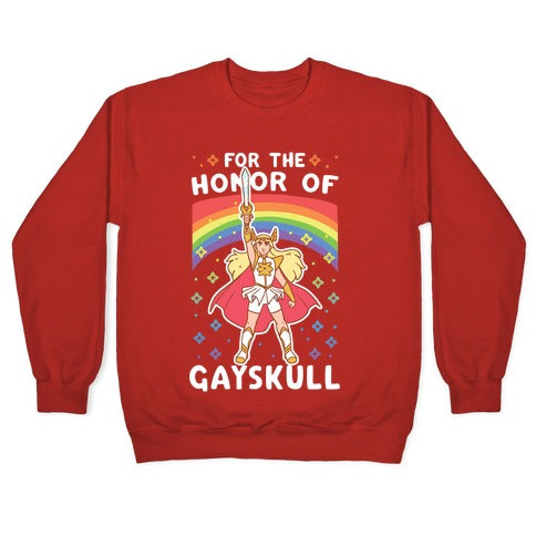 For the Honor of Gayskull Crewneck Sweatshirt