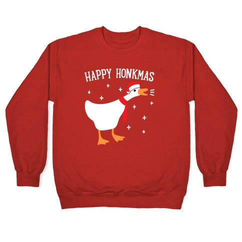 Happy Honkmas Goose Crewneck Sweatshirt