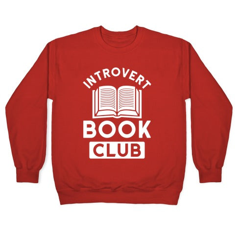 Introvert Book Club Crewneck Sweatshirt