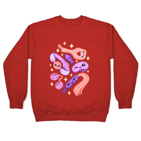 Kinky Kawaii Pattern Crewneck Sweatshirt