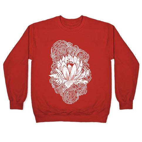 Lotus Flower Crewneck Sweatshirt