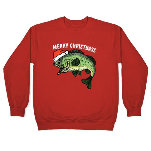Merry Christbass - Christmas Bass Crewneck Sweatshirt