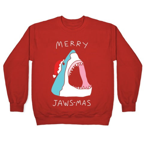 Merry Jaws-mas Christmas Crewneck Sweatshirt