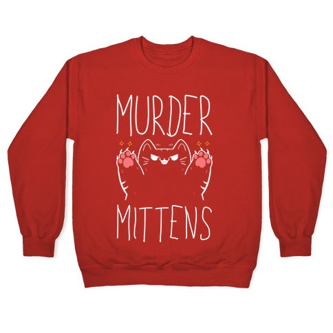 Murder Mittens Crewneck Sweatshirt