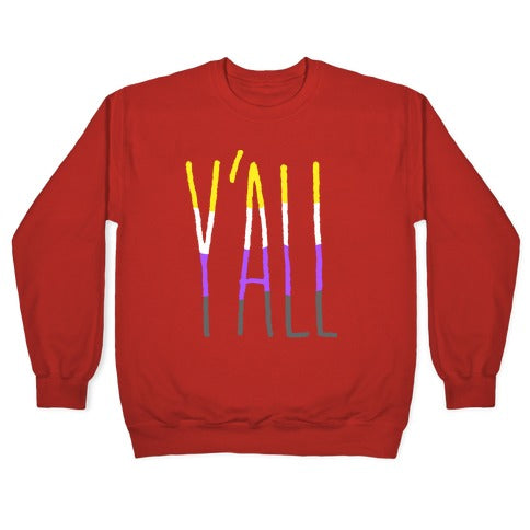 Non-Binary Y'all Crewneck Sweatshirt