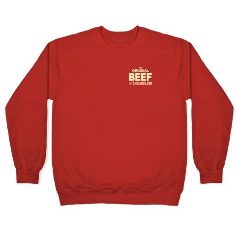 Orginal BEEF of Chicagoland Small Logo Crewneck Sweatshirt