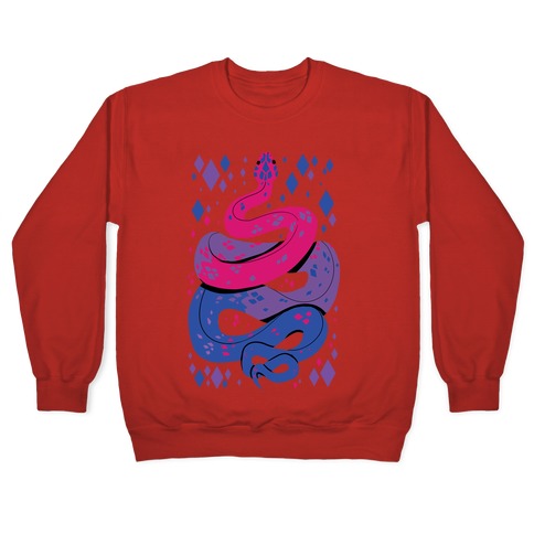 Pride Snakes: bi Crewneck Sweatshirt