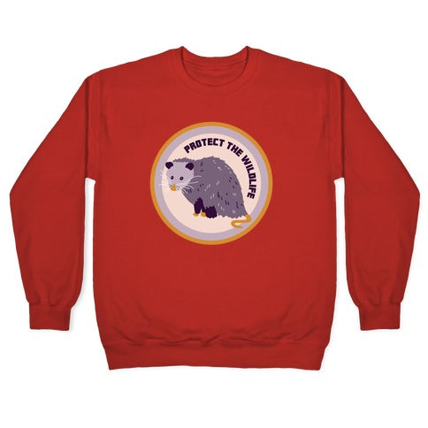 Protect the Wildlife (Opossum) Crewneck Sweatshirt