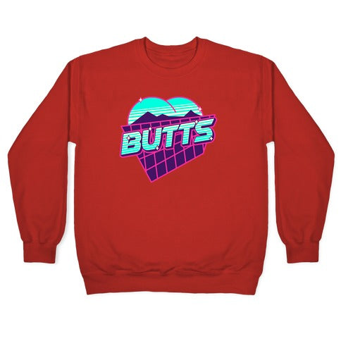 Retro Butts Crewneck Sweatshirt