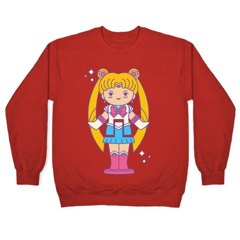 Sailor Moon Pocket Parody Crewneck Sweatshirt