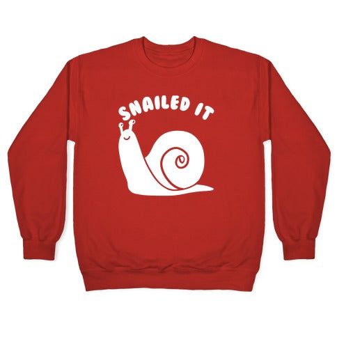 Snailed It Crewneck Sweatshirt