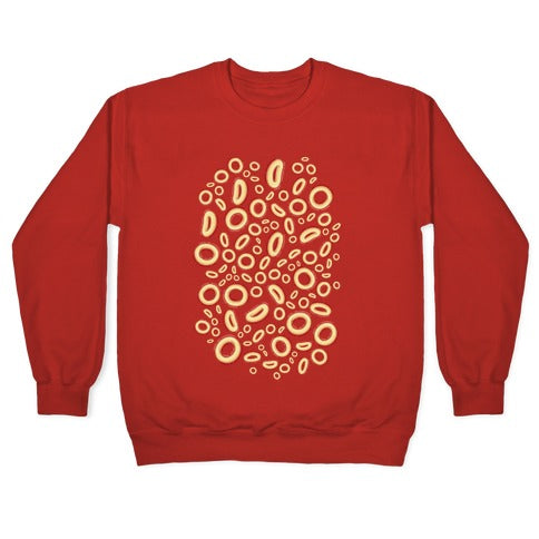 Spaghettios Pattern Crewneck Sweatshirt