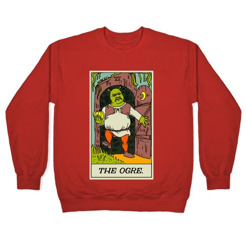 The Ogre Tarot Card Crewneck Sweatshirt