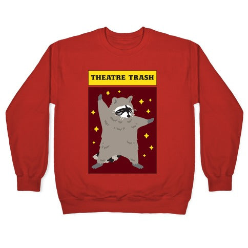 Theatre Trash Raccoon Crewneck Sweatshirt