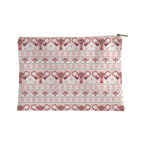 Uterus Sweater Pattern Accessory Bag