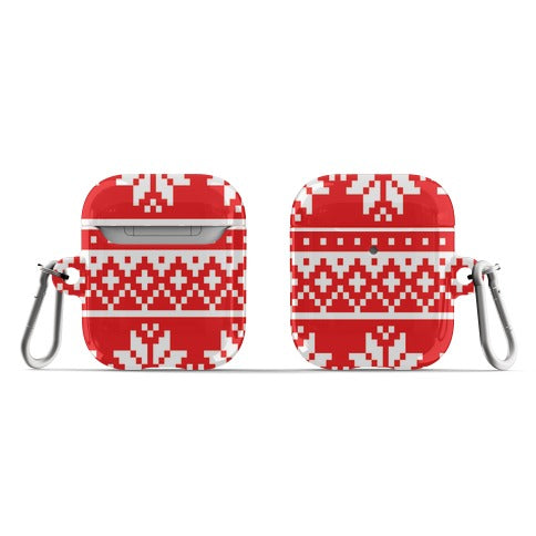 Christmas Sweater Pattern AirPod Case