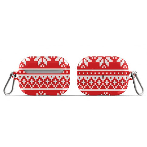 Christmas Sweater Pattern AirPod Case