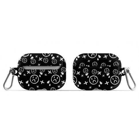 Emo Pattern Black AirPod Case