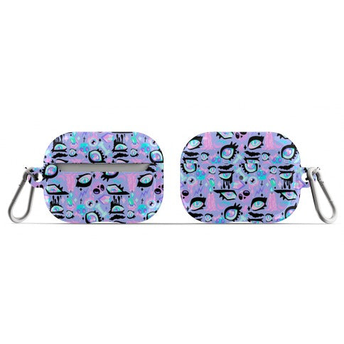 Pastel Goth Eyes Pattern AirPod Case