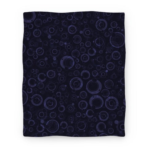 Gallifreyan Text Pattern Blanket