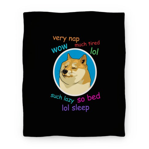 Nap Doge Blanket