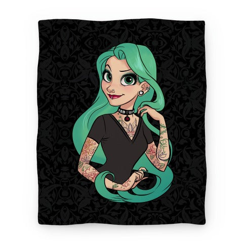 Punk Rapunzel Blanket Blanket