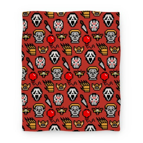 Slashers Pixel Pattern Blanket