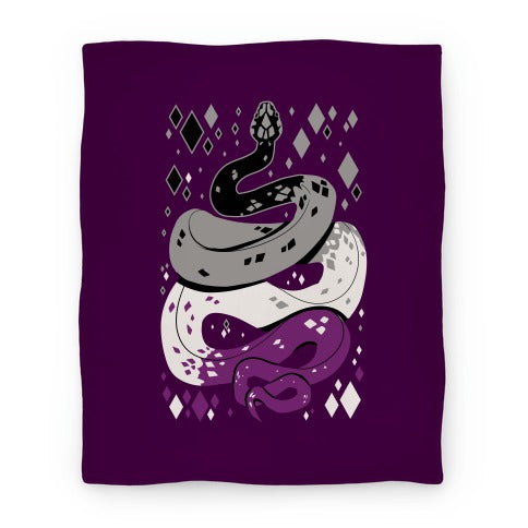 Pride Snakes: Ace Blanket