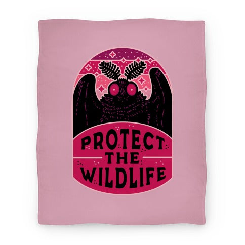Protect the Wildlife (Mothman) Blanket