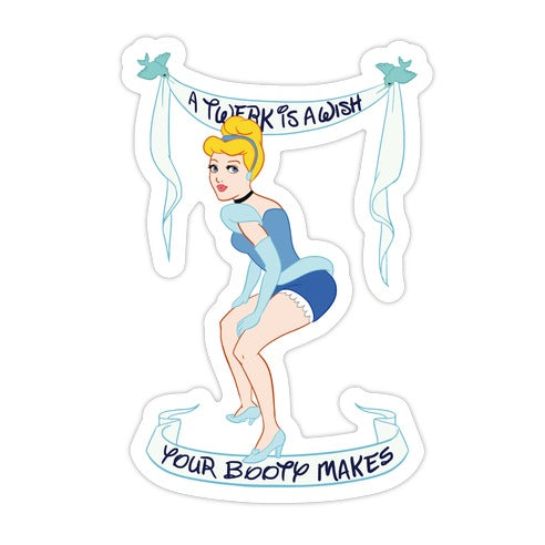 A Twerk is A Wish Die Cut Sticker