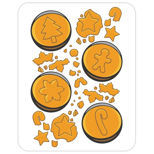 Holiday Honeycomb Candy Challenge Parody Die Cut Sticker