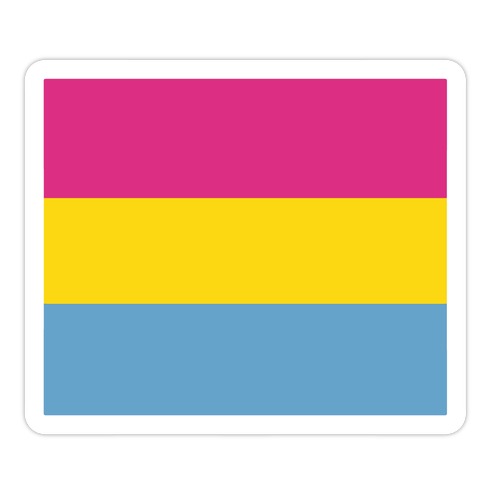 Pansexual Flag Die Cut Sticker