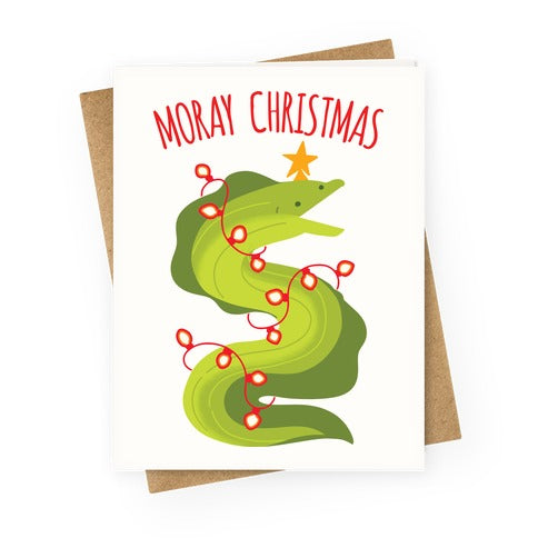 Moray Christmas Greeting Card
