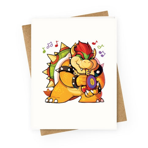 Sax-a-boom bowser Greeting Card