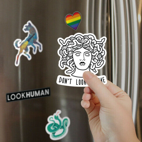 Medusa Don't Look at Me Magnet