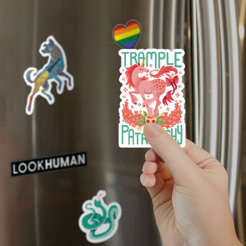 Trample The Patriarchy Magnet