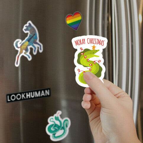 Moray Christmas Magnet