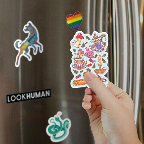 Cottagecore Peens Pattern Magnet