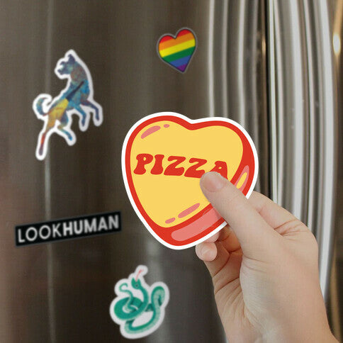 Pizza Candy Heart Magnet