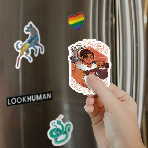 DnD Princesses: Luisa Barbarian Magnet