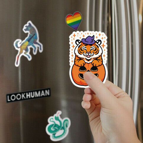 Cute Halloween Tiger Magnet
