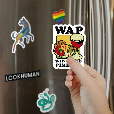 WAP (Wine And Pimento) Magnet